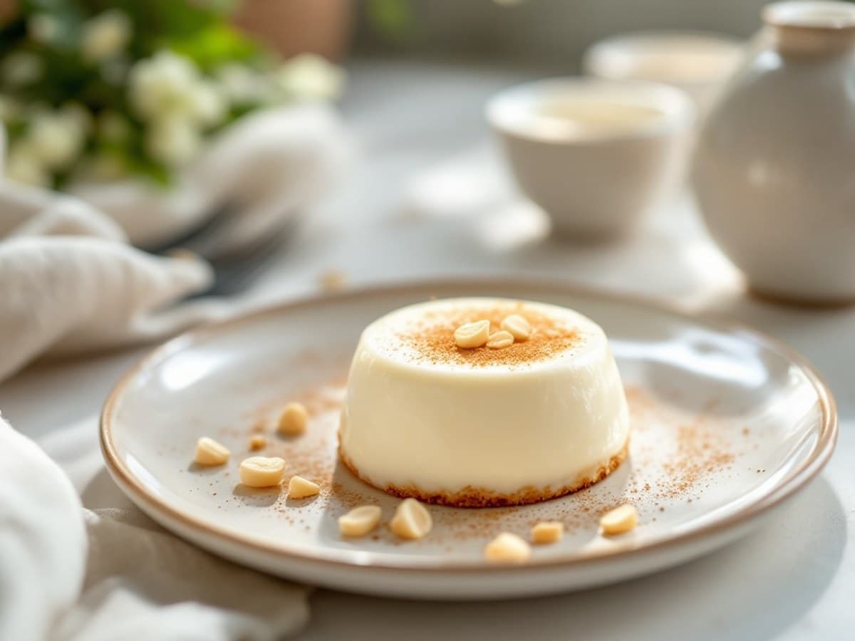 Vanille-Proteinpudding mit Magerquark