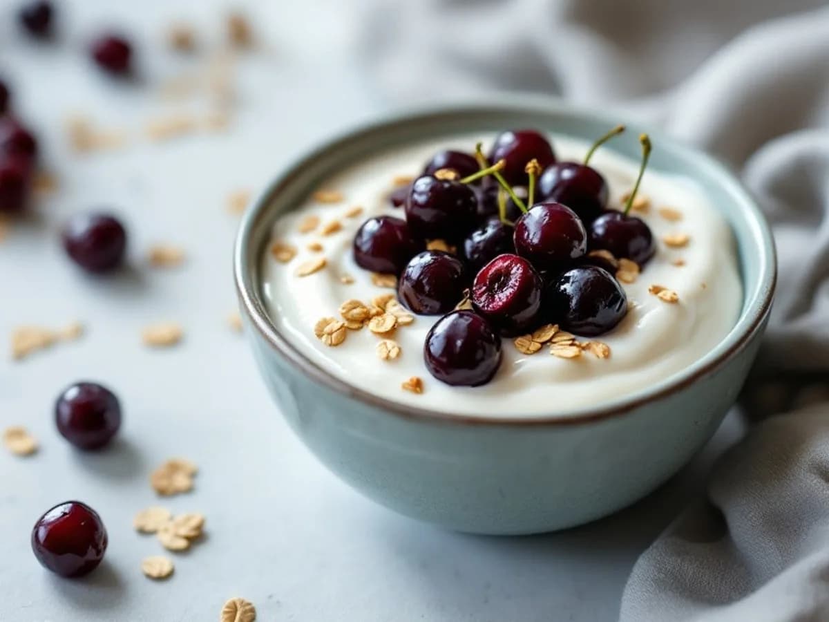 Skyr-Kirsch-Bowl