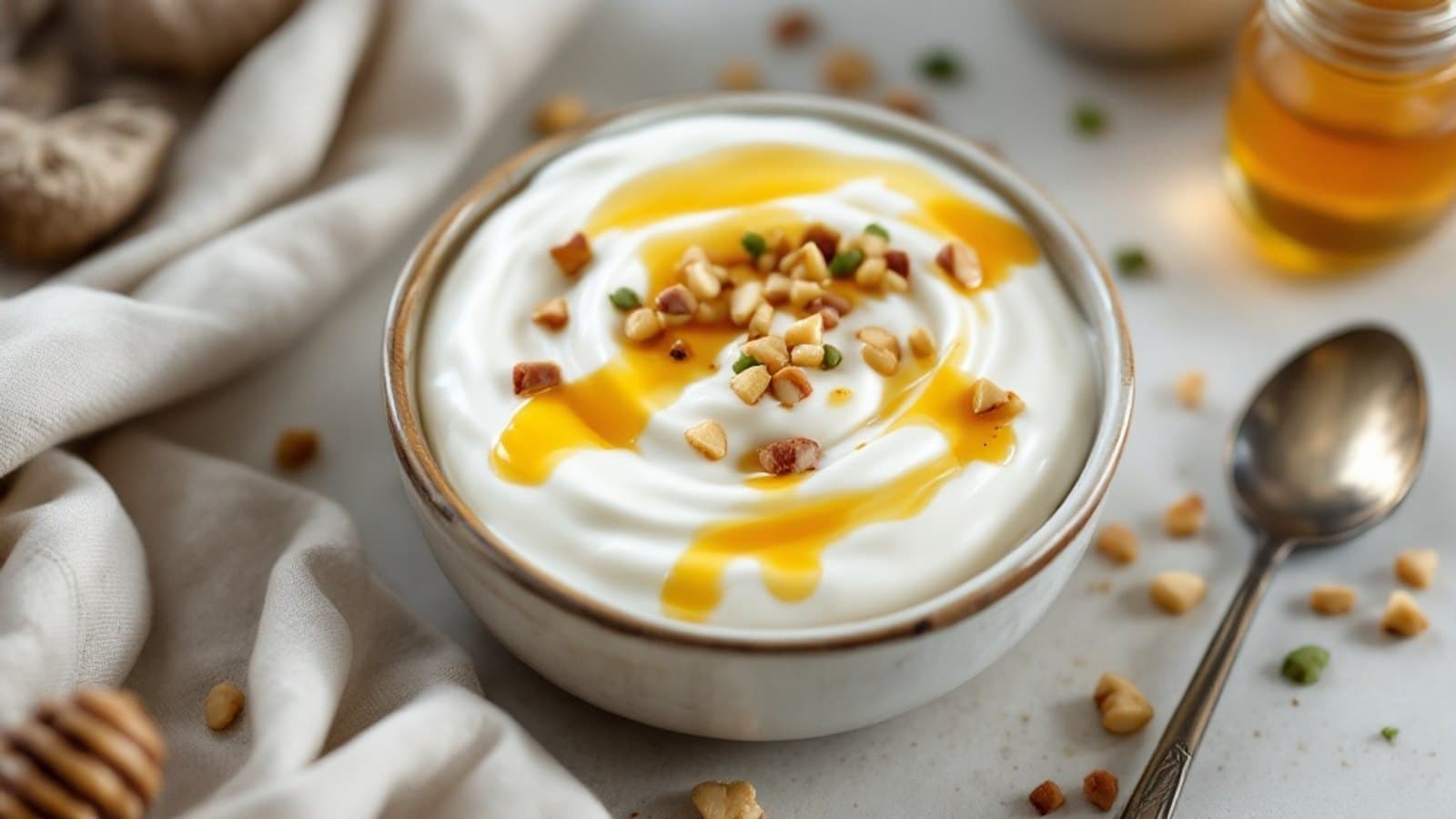 Skyr mit Nüssen und Honig